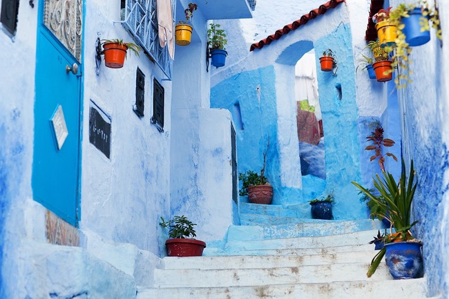 Синьото градче на Мароко