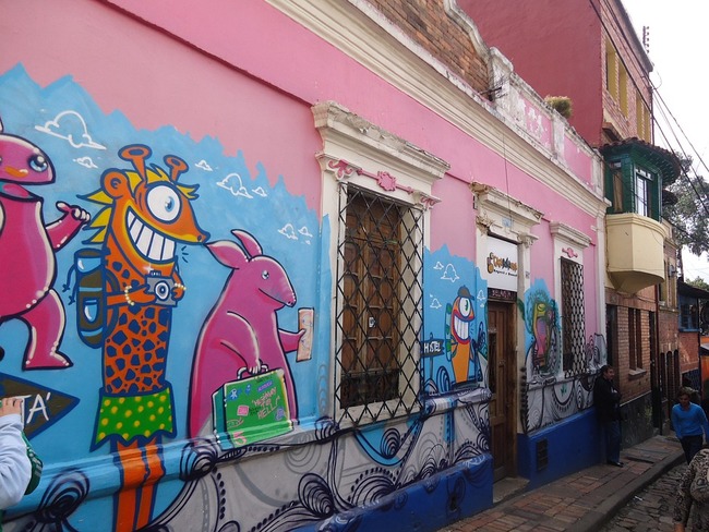 Цветният квартал на Богота