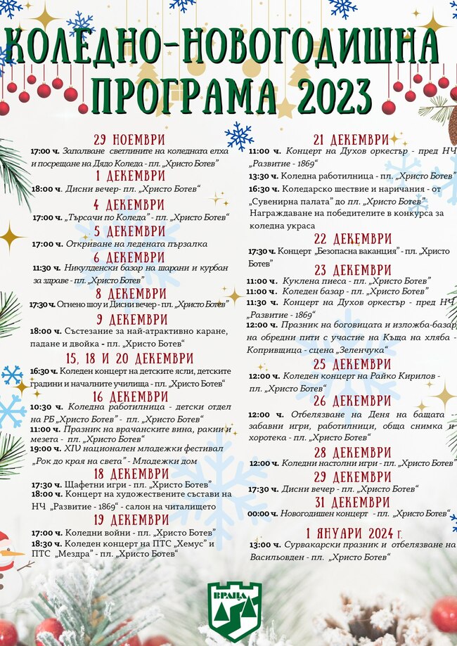 Коледни базари в България 2023 - кога, къде, какво