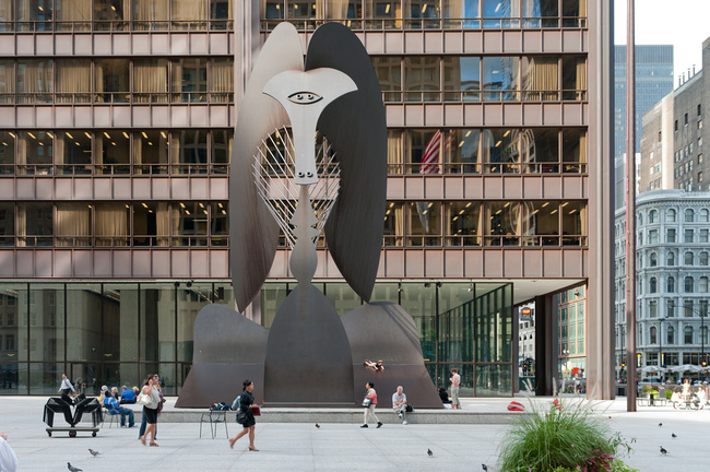 Историята на противоречивата скулптура „Чикаго Пикасо“
