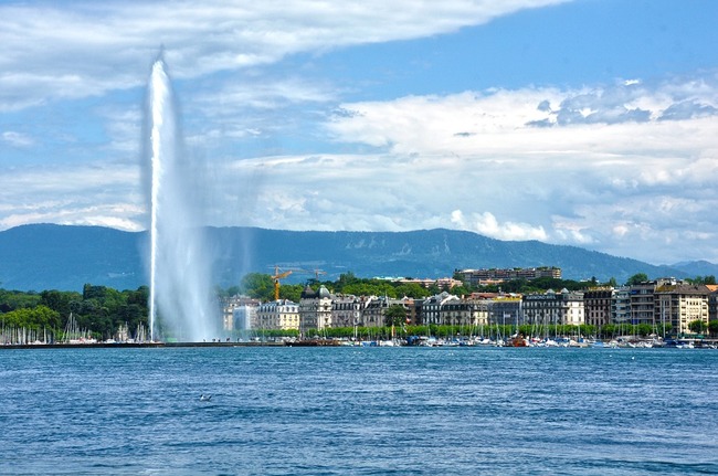 Нова година край Женевското езеро