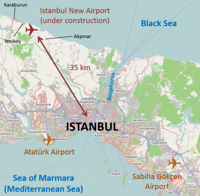 Турция строи новото най-голямо летище в света