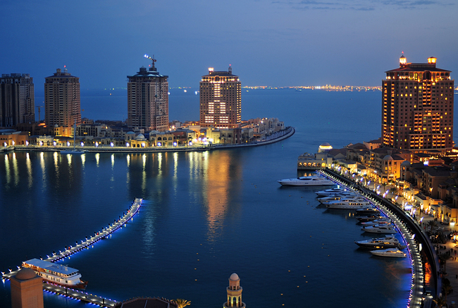 Перлата на Катар - един луксозен изкуствен остров