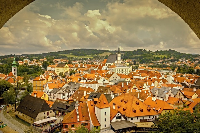Чески Крумлов - приказно средновековно чешко градче