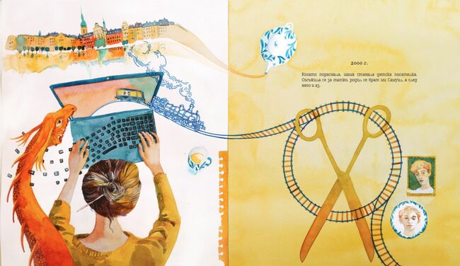 „Ножицата“ от Юлия Спиридонова с илюстрации от Дамян Дамянов изрязва очертанията на родовата ни памет